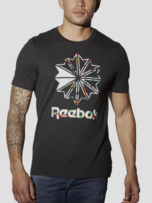 Tričko Reebok Classic F LARGE STARCREST T Černá