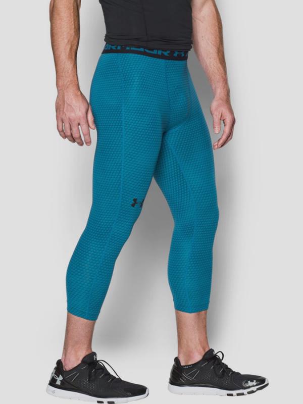 Kompresní legíny Under Armour Heatgear 3/4 Print Legging Modrá