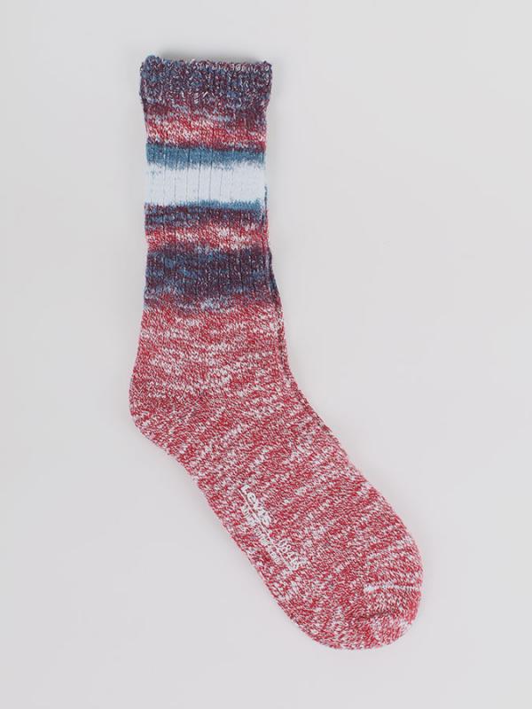 Ponožky LEVI'S 084LS REGULAR CUT TIE DYE 1 Pack Červená