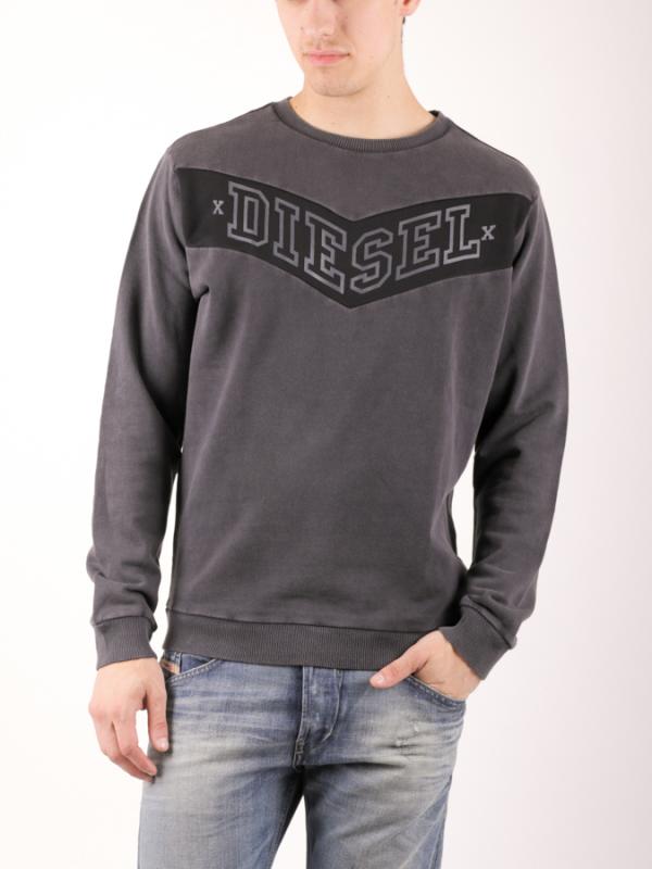 Mikina Diesel SPATRY FELPA Hnědá