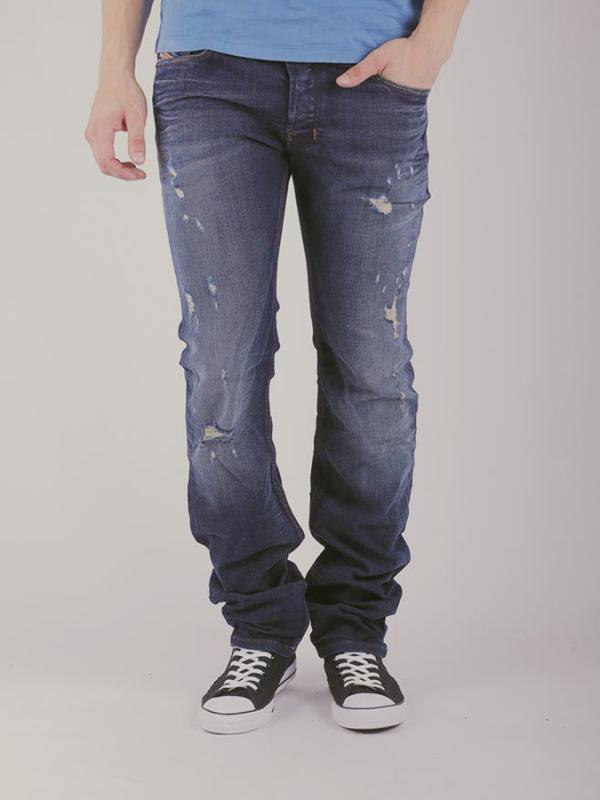 Džíny Diesel SAFADO L.34 PANTALONI Modrá