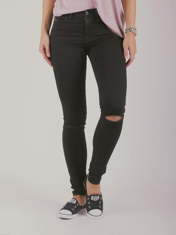 Džíny Diesel SKINZEE L.32 PANTALONI Černá