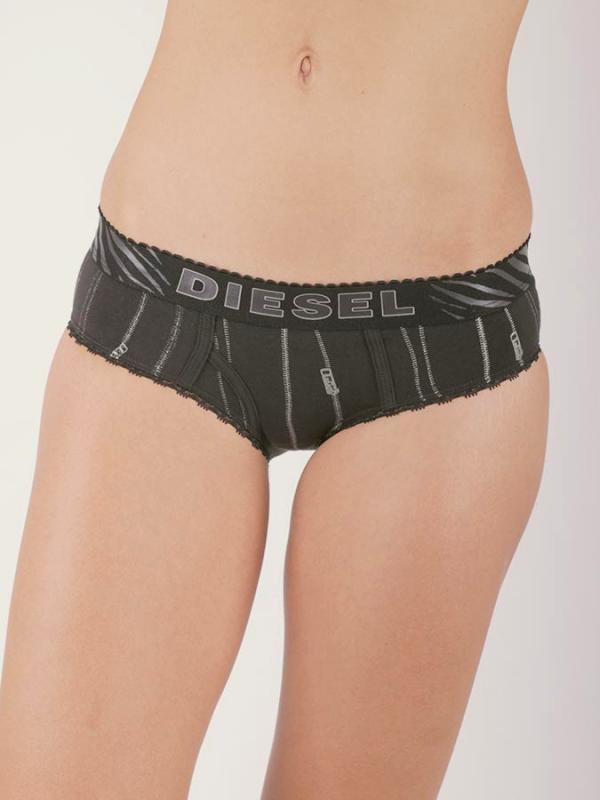 Kalhotky Diesel UFPN-OXY-TWOPACK Uw Panties 2pack Černá