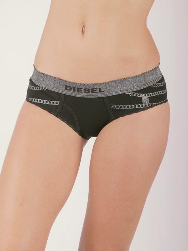Kalhotky Diesel UFPN-OXY-TWOPACK Uw Panties 2pack Černá