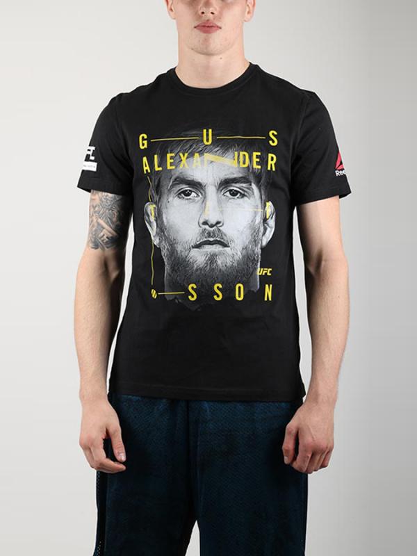 Tričko Reebok GUSTAFSSON FIGHTER Černá