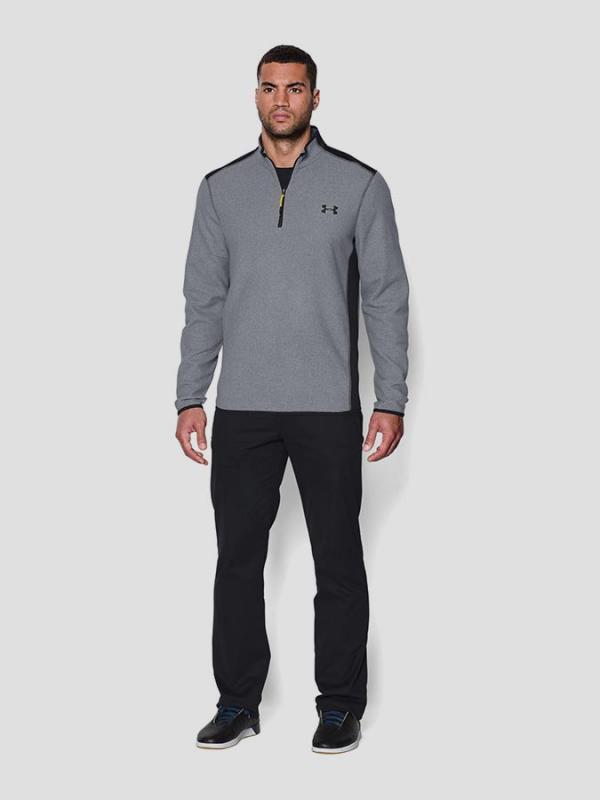 Mikina Under Armour Coldgear The CGI Fleece 1/4 Zip Šedá
