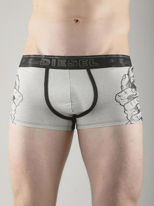 Boxerky Diesel UMBX-DAMIEN BOXERS Šedá