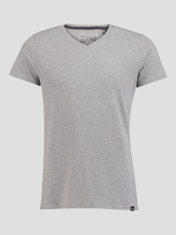 Tričko O´Neill LM JACK'S B. SLIM V-NECK T-SHI Šedá