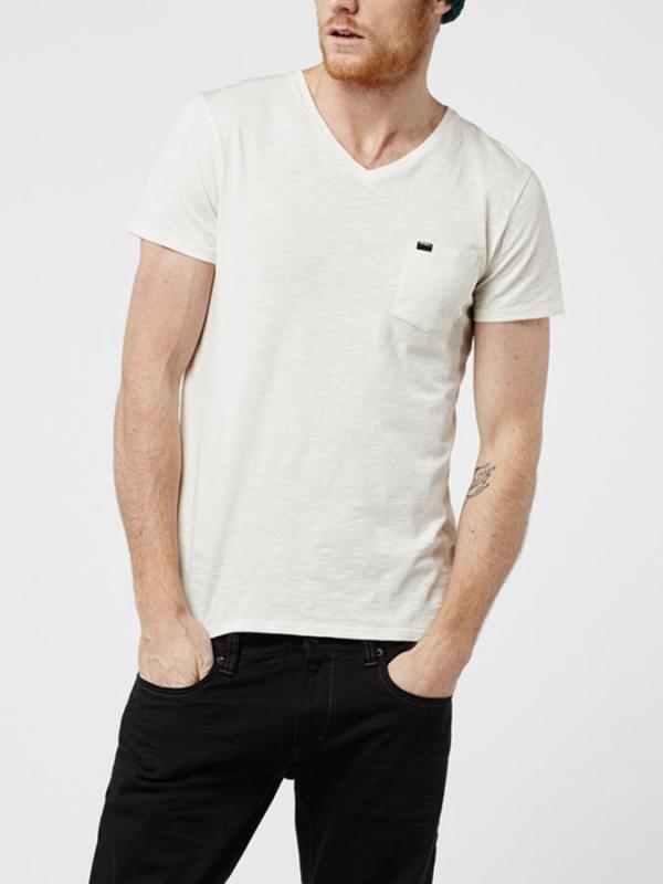 Tričko O´Neill LM JACK'S B. SLIM V-NECK T-SHI Bílá