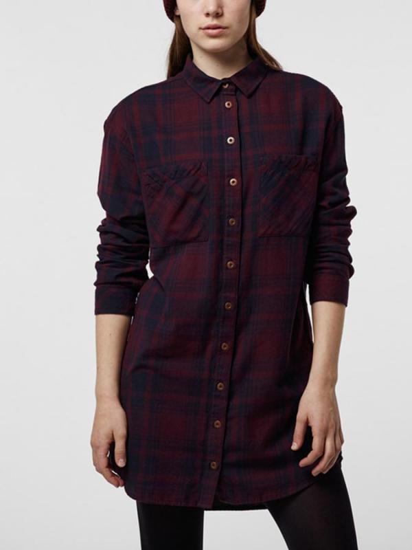Košile O´Neill LW TRAVELLER SHIRT LONG Červená