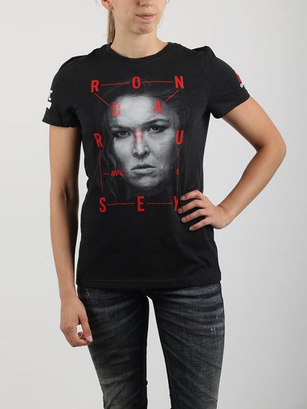 Tričko Reebok ROUSEY FIGHTER TEE Černá