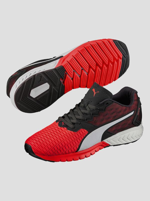 Boty Puma IGNITE Dual Red Blast-Asphalt Barevná