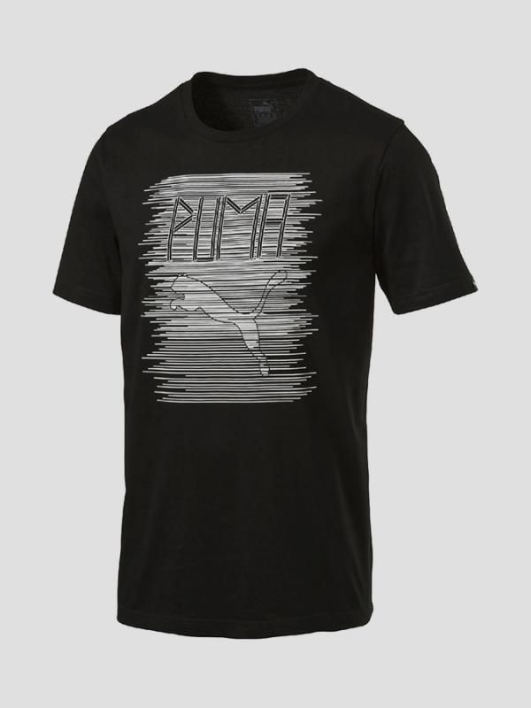 Tričko Puma  Score Tee Cotton Black Černá