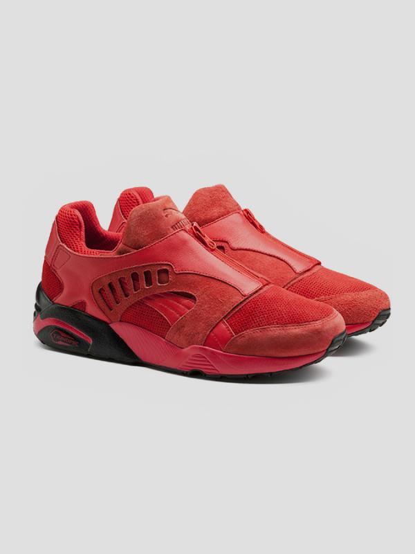 Boty Puma Trinomic Zip High Risk Red- Black Červená