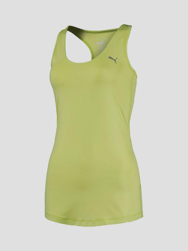 Tílko Puma WT Essential Layer Tank Sharp Green Žlutá