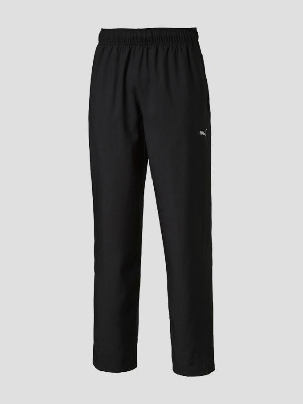 Tepláky Puma ESSENTIAL WOVEN PANT Black Černá