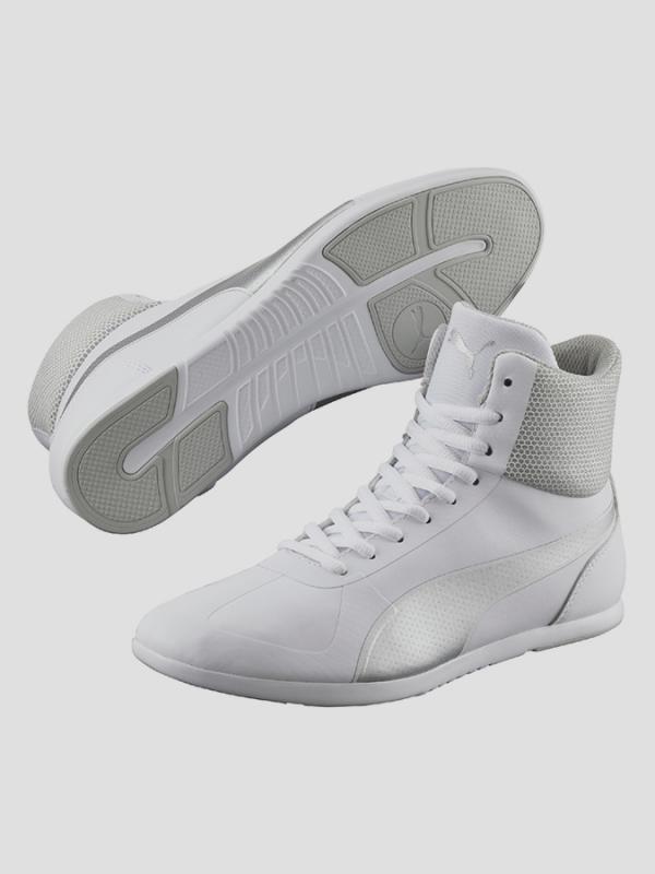 Boty Puma Modern Soleil Mid White- Silver Bílá