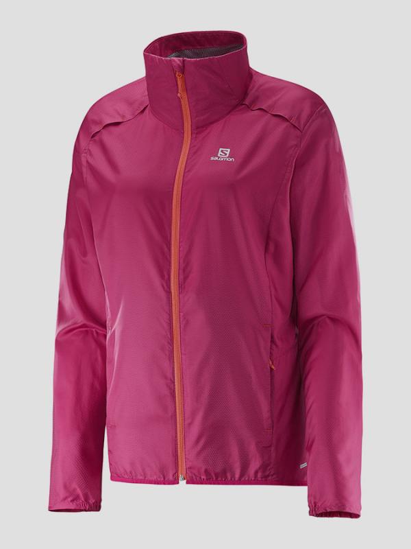 Mikina Salomon AGILE JKT W Gaura Pink Růžová