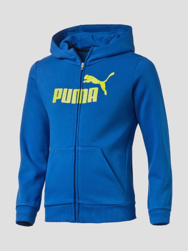 Mikina Puma ESS No.1 FZ Hoody, FL Royal Modrá