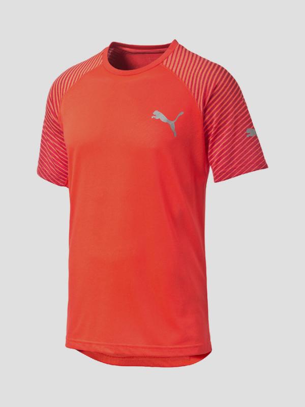 Tričko Puma DRI-RELEASE SS GRAPHIC TEE Red Blast-Bar Oranžová