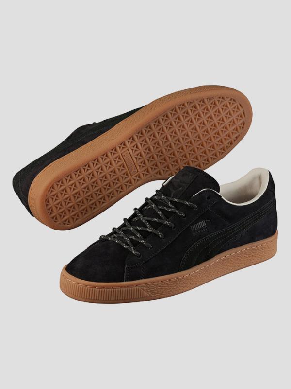 Boty Puma Basket Classic Winterized Black Černá