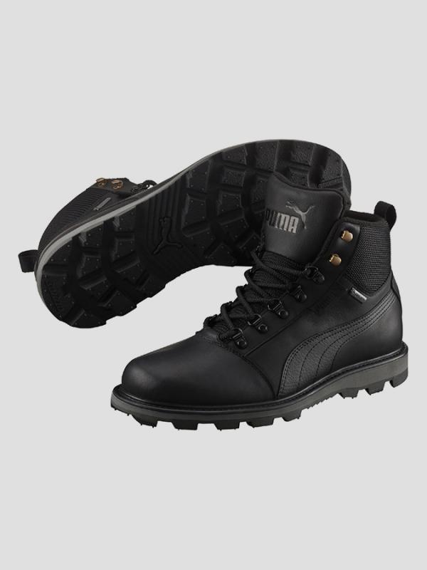 Boty Puma Tatau Fur Boot GTX Black- Black Černá