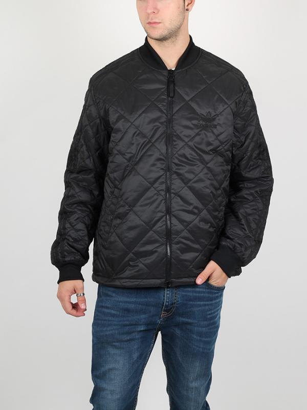 Bunda adidas Originals QUILTED SST Černá