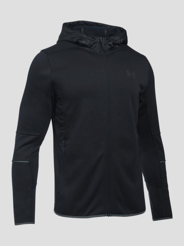 Mikina Under Armour Coldgear Swacket FZ Hoodie Černá