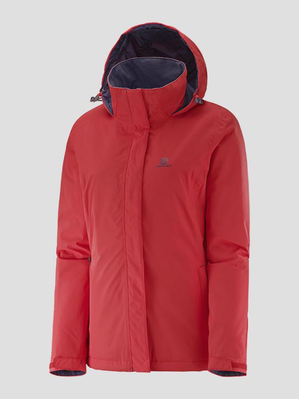 Bunda Salomon ELEMENTAL INSULATED JKT W INFRARED Červená