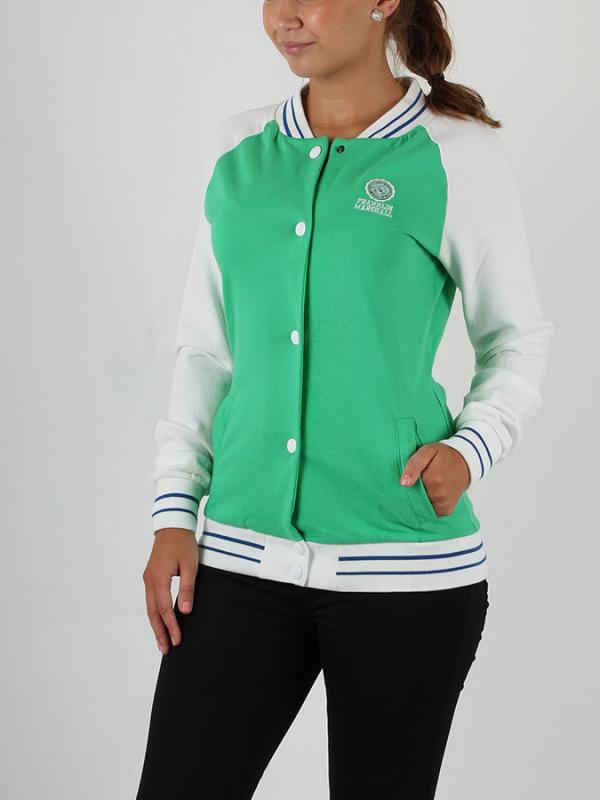 Mikina Franklin & Marshall FLEECE WOMAN Zelená