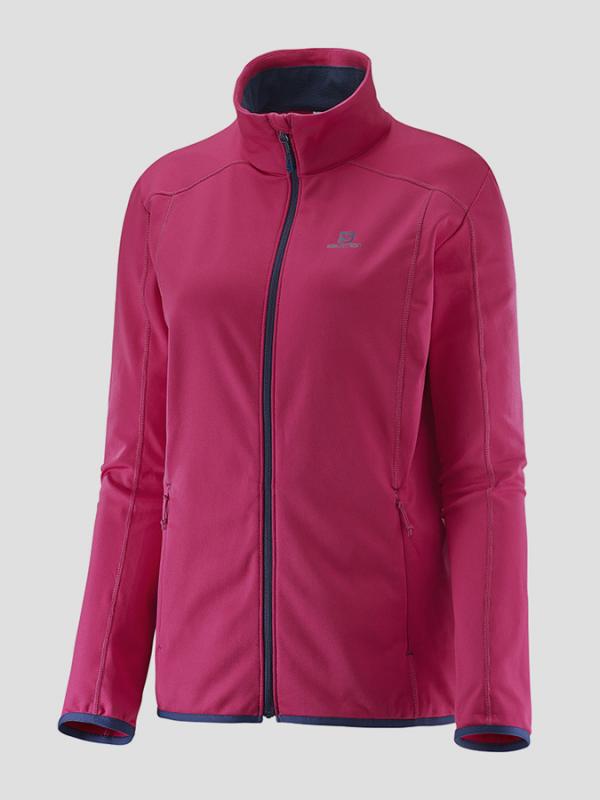 Mikina Salomon DISCOVERY FZ W Gaura Pink Růžová