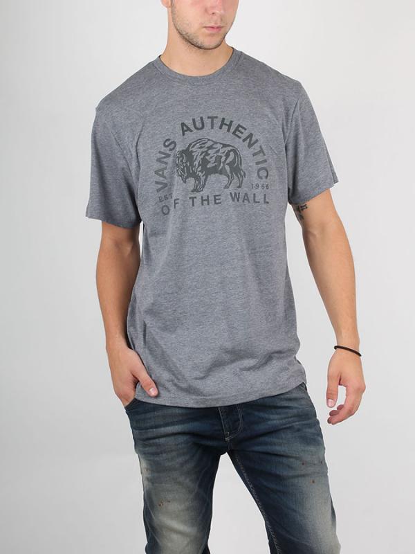 Tričko Vans M Buffalow Heather Grey Šedá