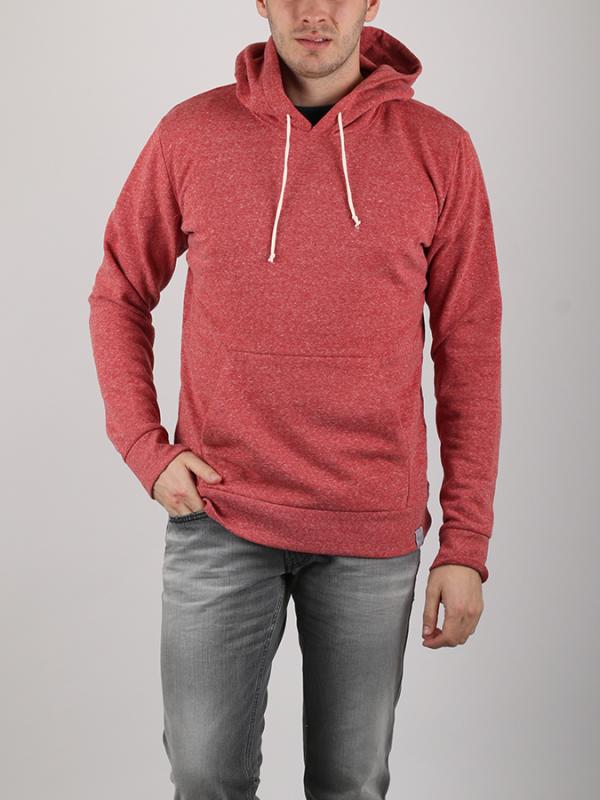 Mikina Replay POLY-COTTON FLEECE Červená