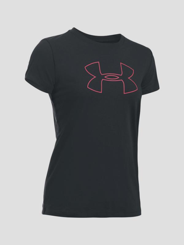 Tričko Under Armour 2 color Big Logo SS Růžová