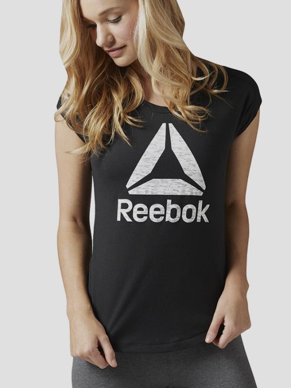 Tričko Reebok WOR SUPREMIUM 2.0 TEE BL Černá