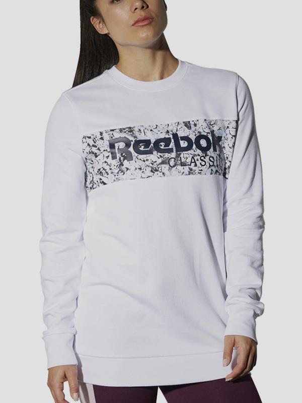 Mikina Reebok Classic GR SEAWORN CREW NECK SWEA Bílá