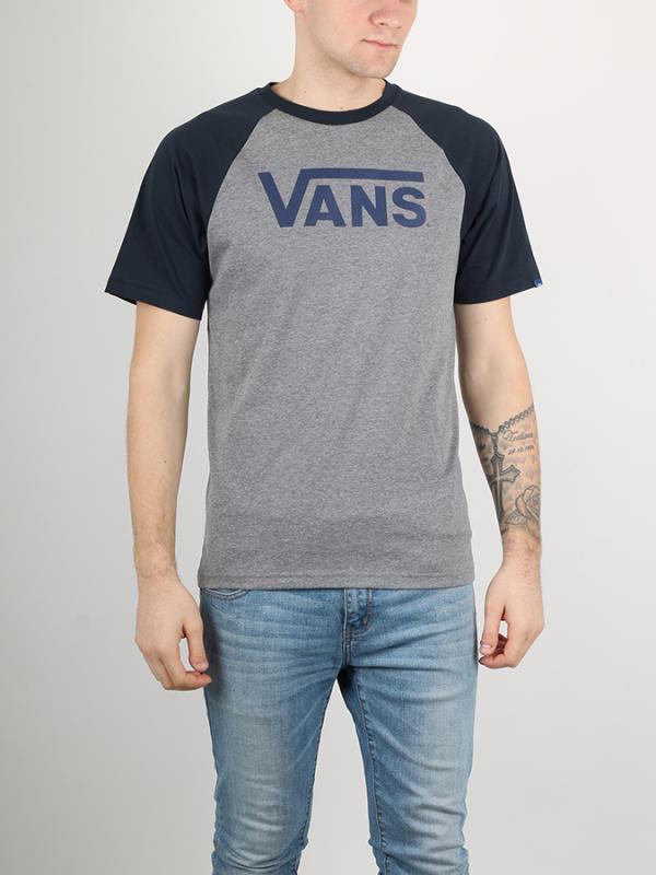 Tričko Vans Mn Classic SS R Heather Grey-Na Šedá