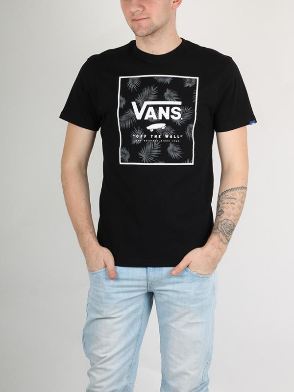 Tričko Vans Mn Print Box Black-Tonal Pal Černá