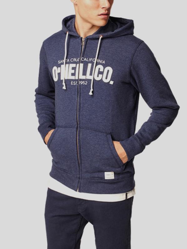 Mikina O´Neill LM PCH DALY FULL ZIP HOODIE Modrá