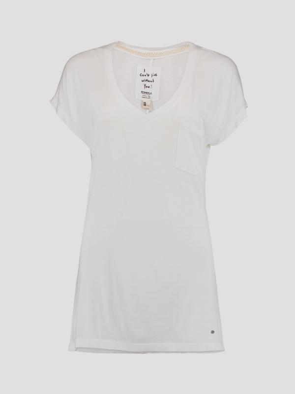 Tričko O´Neill LW JACKS BASE V-NECK T-SHIRT Bílá