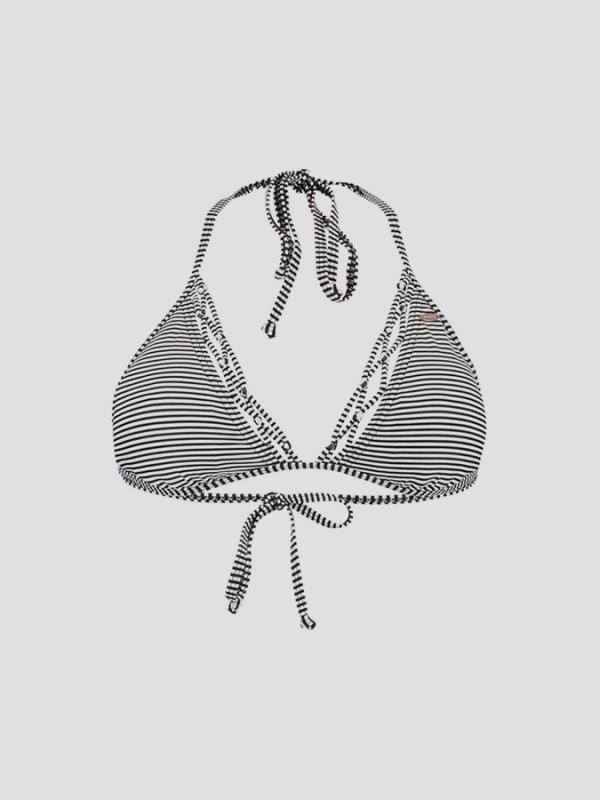 Top plavek O´Neill PW PRINT TRIANGLE BIKINI TOP Šedá