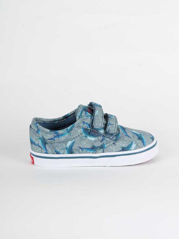 Boty Vans Td Atwood V Toddler (Sharks) Blu Modrá