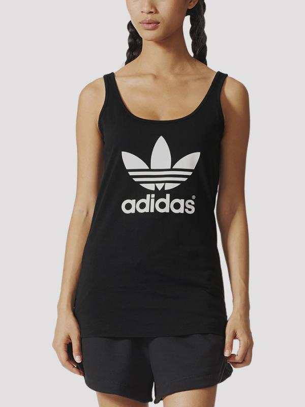 Tílko adidas Originals TREFOIL TANK Černá