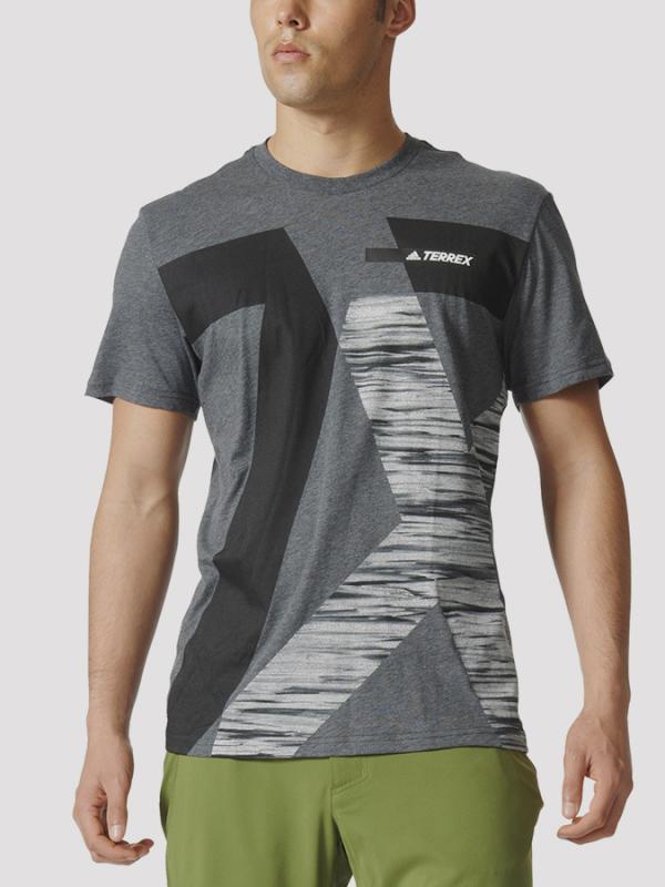 Tričko adidas Performance LOGO TEE Šedá