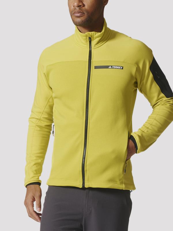 Mikina adidas Performance TX STOCKH FL J Žlutá