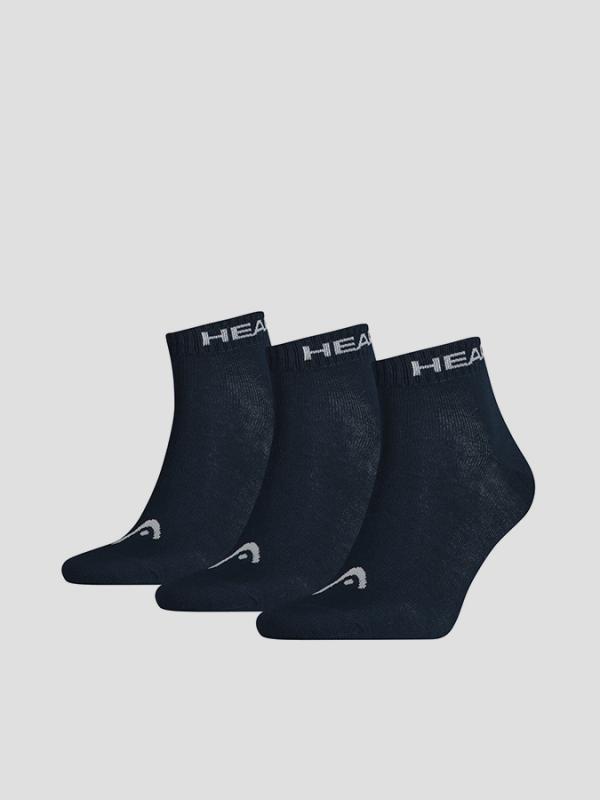 Ponožky Head QUARTER 3 Pack UNISEX Modrá