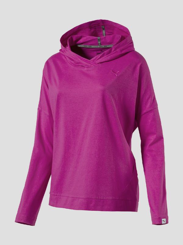Mikina Puma ESS Hooded Cover Up W Růžová