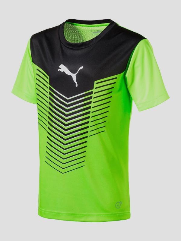 Tričko Puma ftblTRG Jr Graphic Shirt Zelená