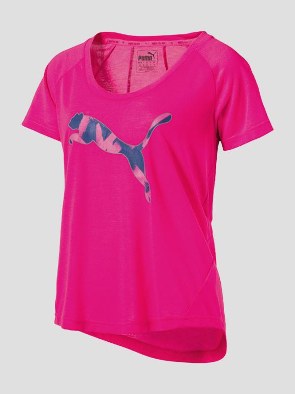 Tričko Puma ELEVATED Layer Tee W Růžová