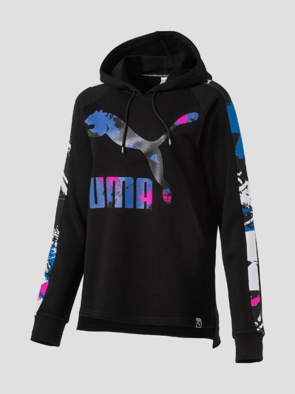 Mikina Puma Archive Logo T7 Hoody Černá